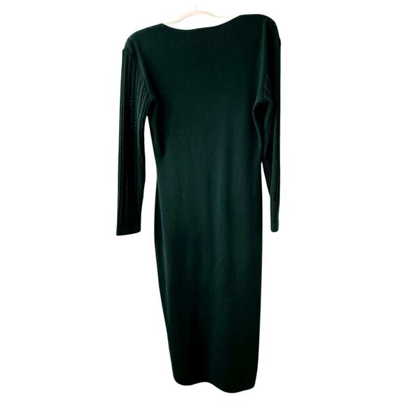 Vintage Carole Little Sweater DressWool Blend Long Sleeve Sweater Dress Sz Small - Picture 7 of 7